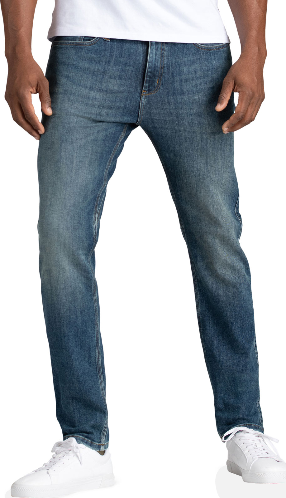 Du/er Performance Denim Slim Fit - Worn Stone - Sweet Pete's Bike Shop  Toronto