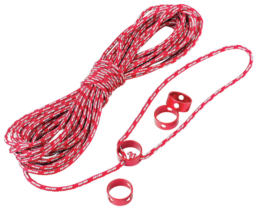 テント・タープ LAWSON EQUIPMENT Reflective Cord Red 30M Lawson Equipment - Reflective Glowire Cord – Geartrade