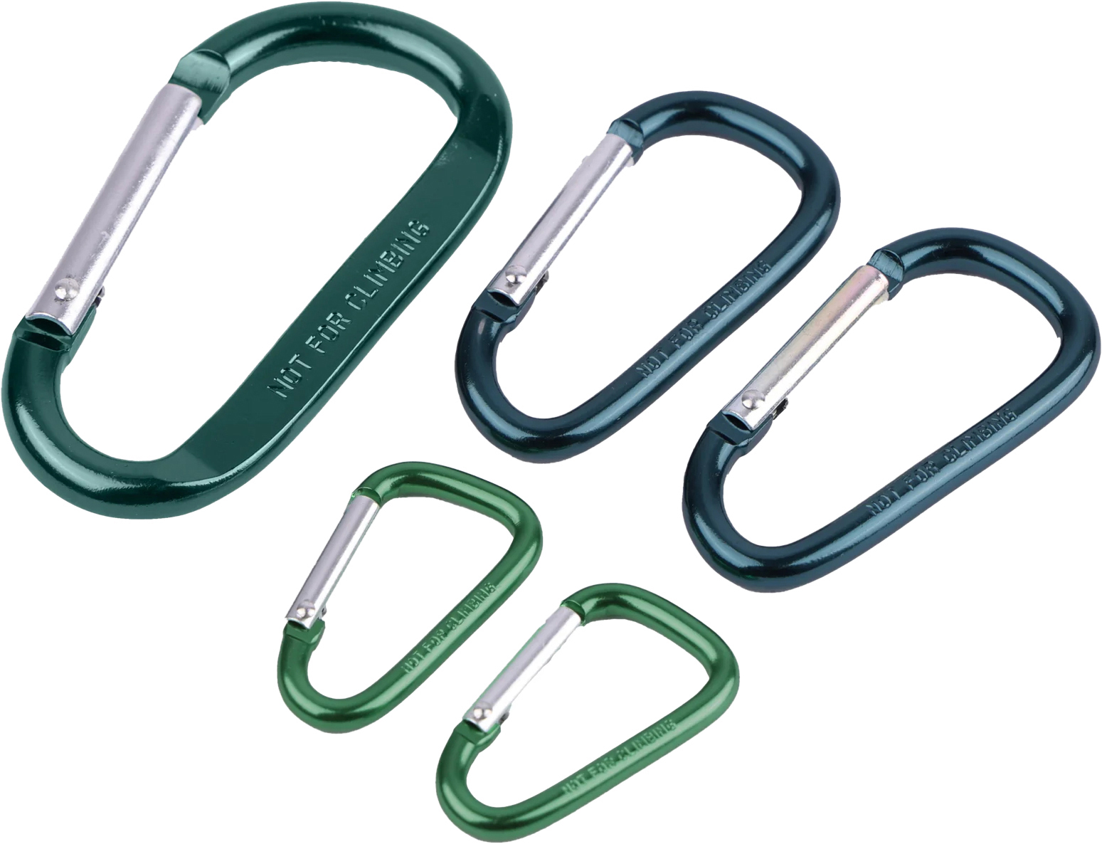 Lot De 6 Mousquetons C.A.M.P. Nano 22 - Ultra Légers, Pour Alpinisme Et Escalade, Taille Unique