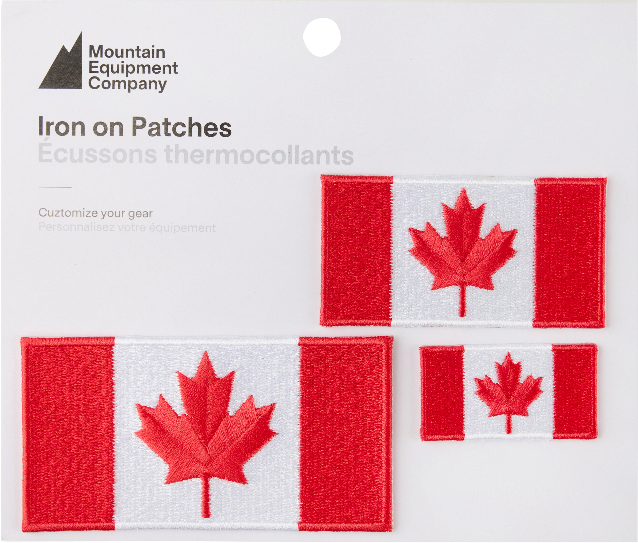 2 Toppe Ricamate Bandiera Canada Quebec Infinito Metis 7x4.5cm - Termoadesive Fatte A Mano In Francia - 3