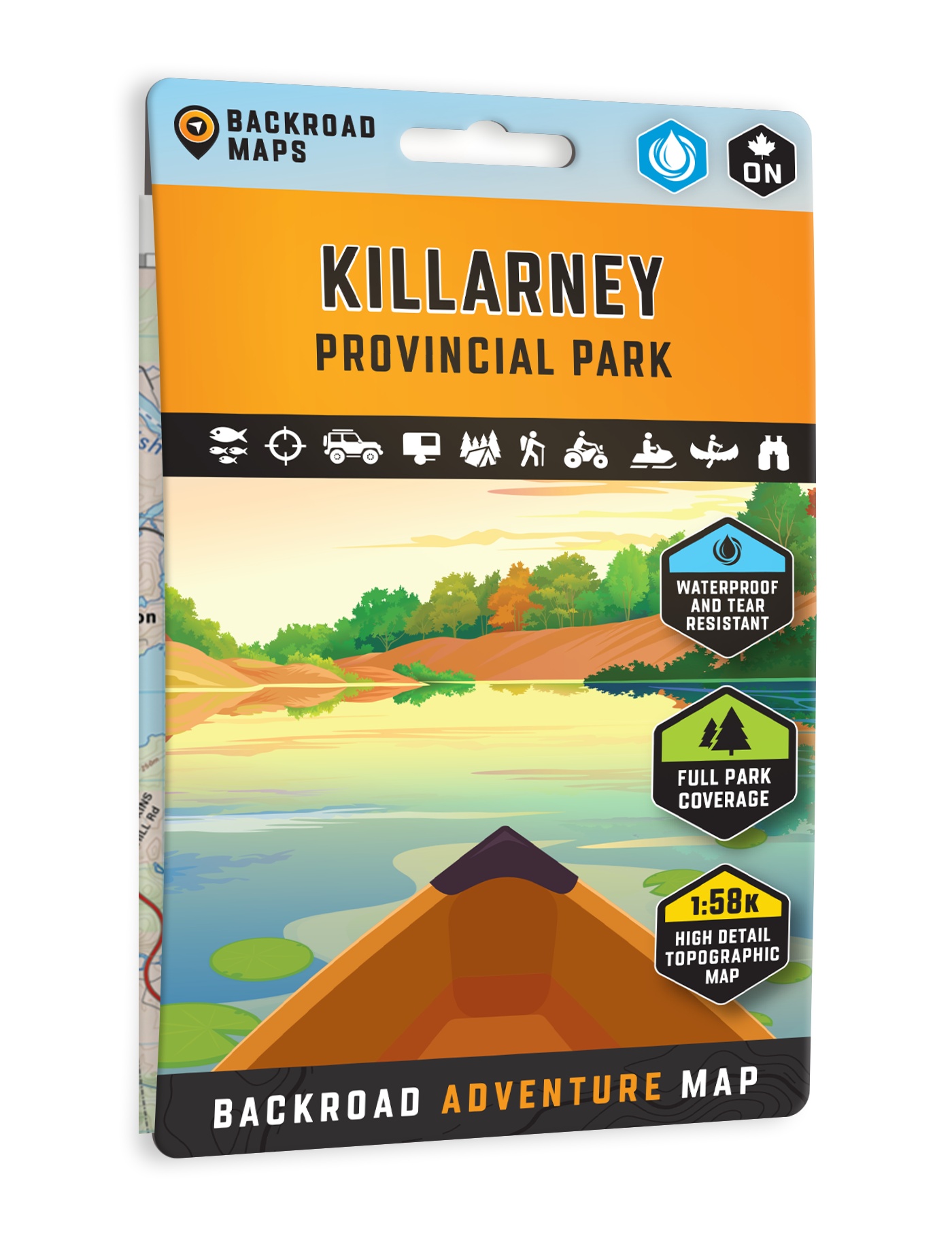 Gem Trek Publishing Kootenay National Park Map 6th Edition MEC