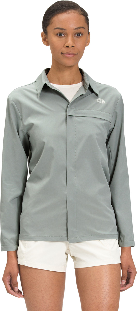 The North Face Women's First Trail UPF Long-Sleeve shirt Buttons up size L