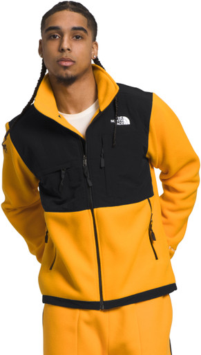 The North Face Denali Jacket Cone Orange 2023, Snow Apparel Mens