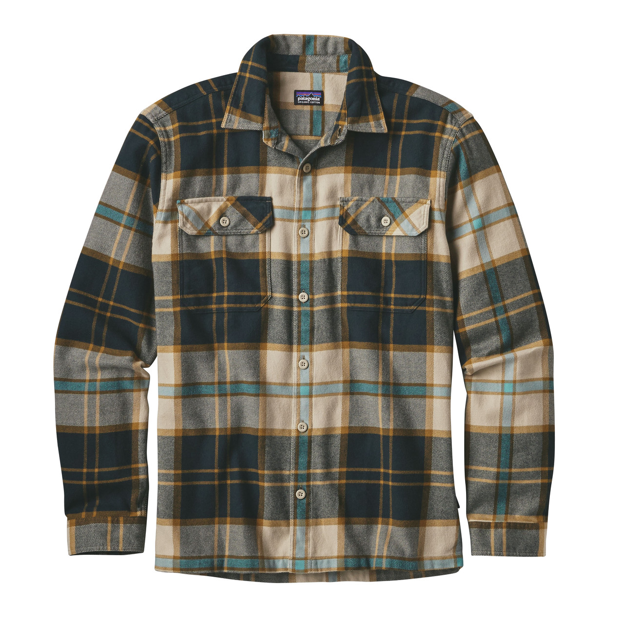 Patagonia Long-Sleeved Organic Cotton Midweight Fjord Men's Flannel Shirt, XC / Apparel