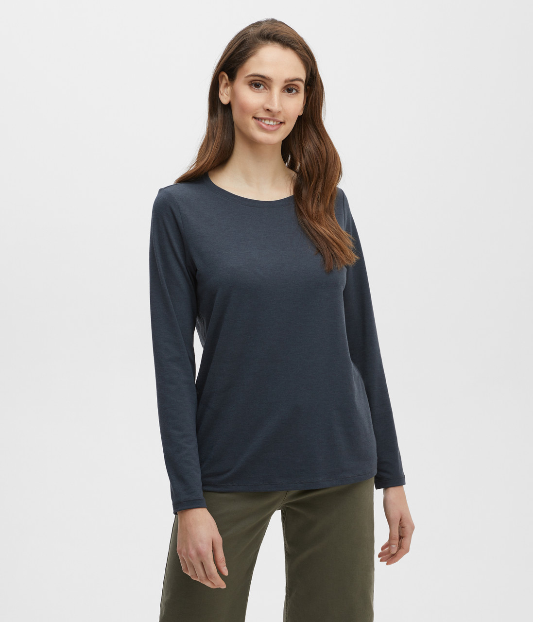 The Essentials Long Sleeve Tee in Palmetto by Over Under Clothing