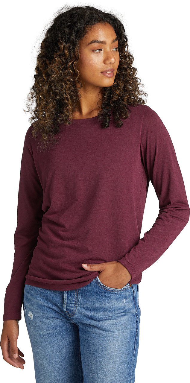 Womens Long Sleeve Body Shirt Crew # Bslscf – Professional Fit Clothing