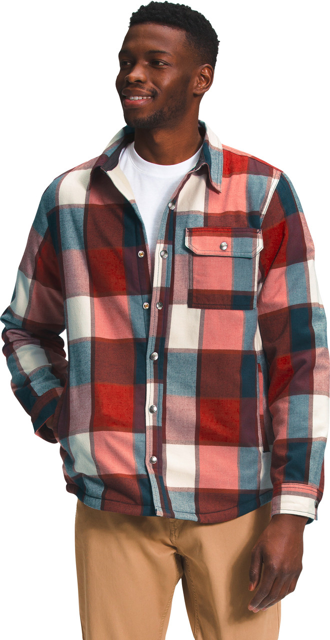 The North Face Campshire Shirt - Men's Shady Blue Medium Icon Plaid 2, M