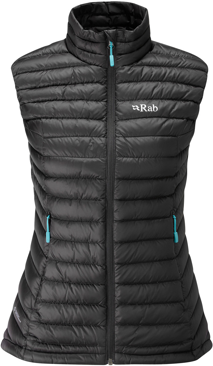 RAB Women's Microlight Down Insulated Lightweight Vest for Hiking and  Skiing - Deep Heather - X-Small at  Women's Coats Shop