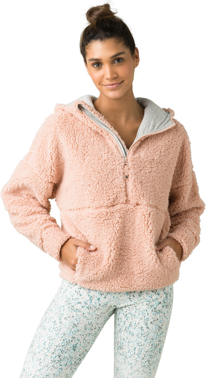 PRANA Women's Small Permafrost Half Zip Hoodie Sweater Pullover