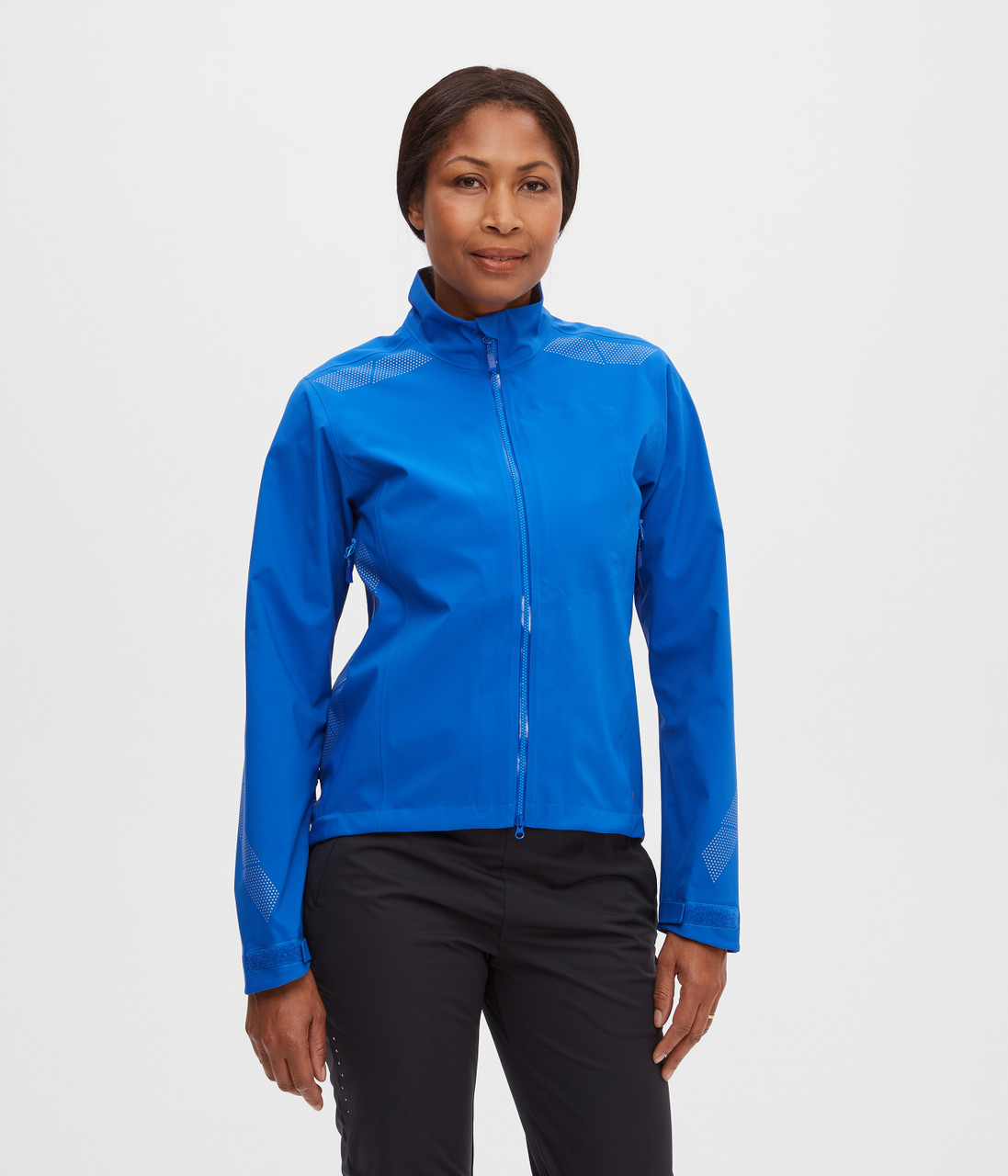 MEC Downpour Lumix High Visibility Waterproof Cycling Jacket Women's