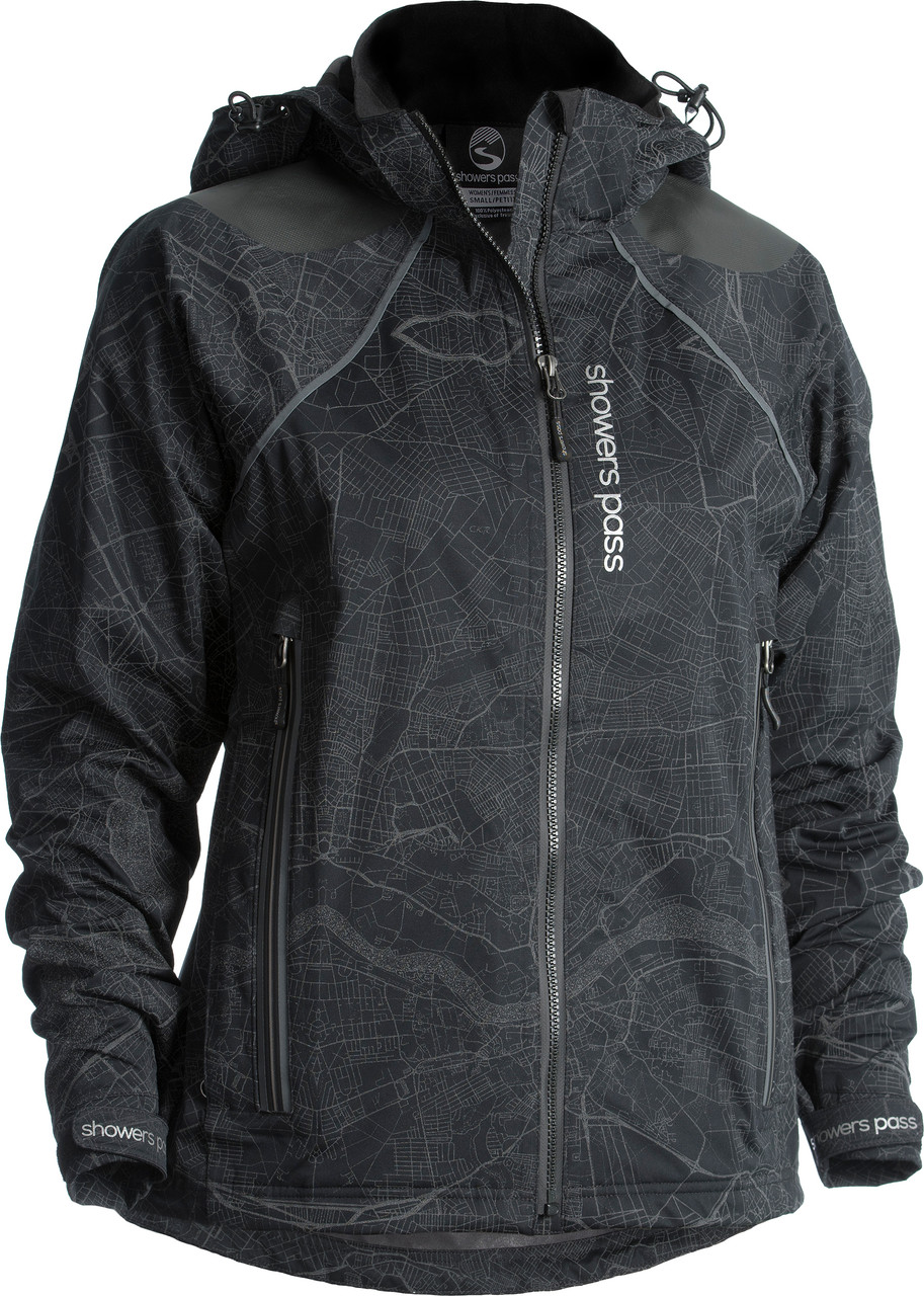 Showers Pass Atlas Waterproof Reflective Cycling Jacket Women's MEC
