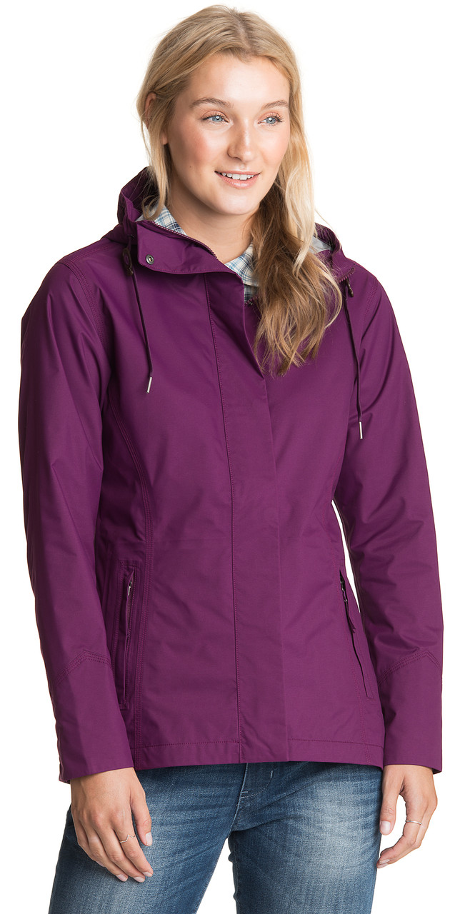 MAGCOMSEN Ladies Waterproof Jacket with Hood Winter Walking Jacket Womens  Outdoor Cycling Raincoat Jackets Thick Fleece Warm Clothes for Women  Windproof Fishing Costs Purple - ShopStyle