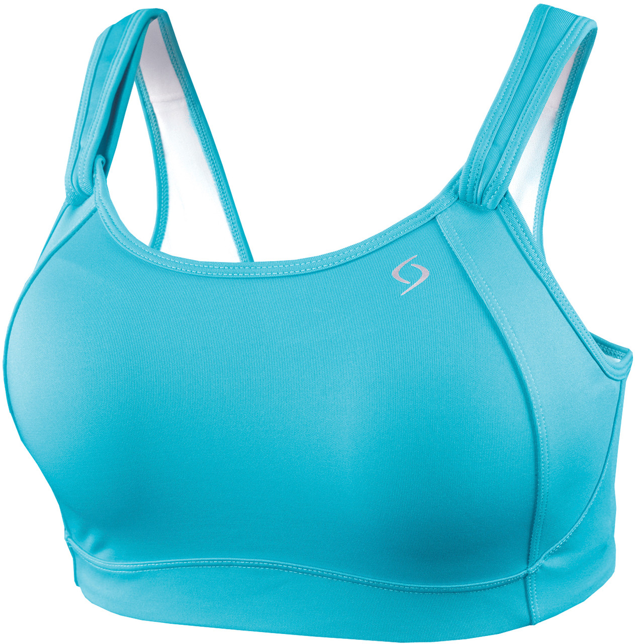 Brooks Fiona Wire-Free Sports Bra, 30D, Wave/Marine 