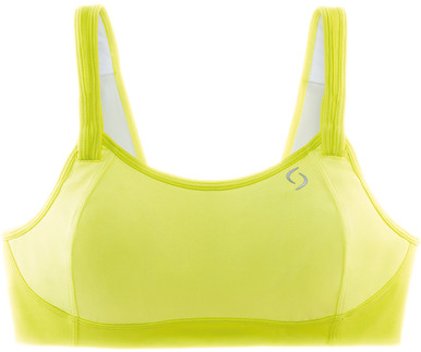 Brooks Fiona Sports Bra Size 30C Navy/Green Medium Impact