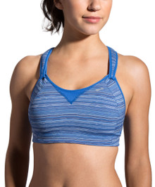 Brooks Rebound Racer High Impact Sports Bra, Dahlia Ikat Jacquard