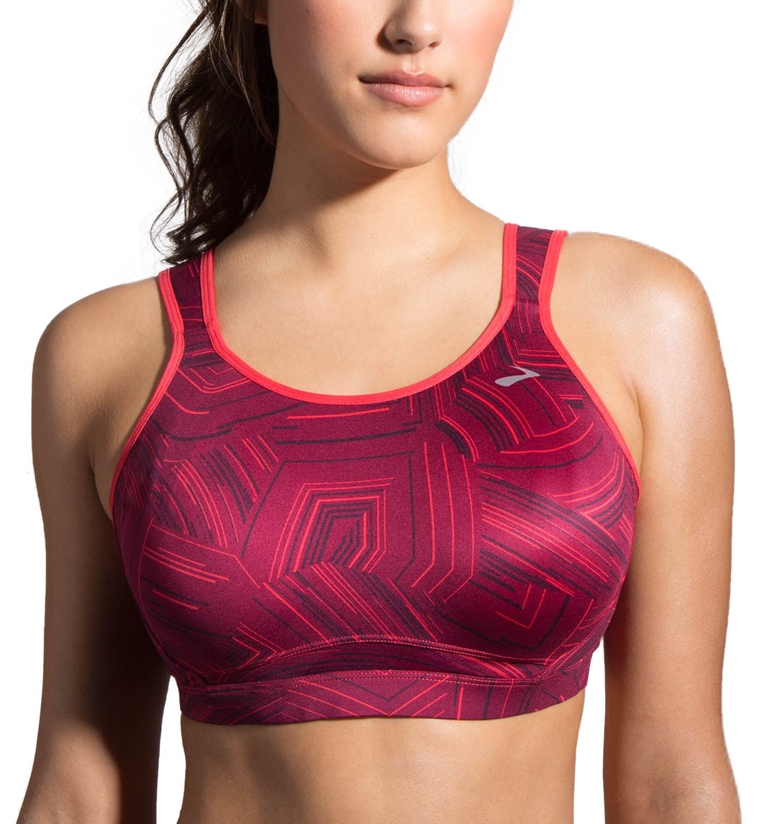 Brooks Maia Underwire Sports Bra, 34D, Asphalt Black 