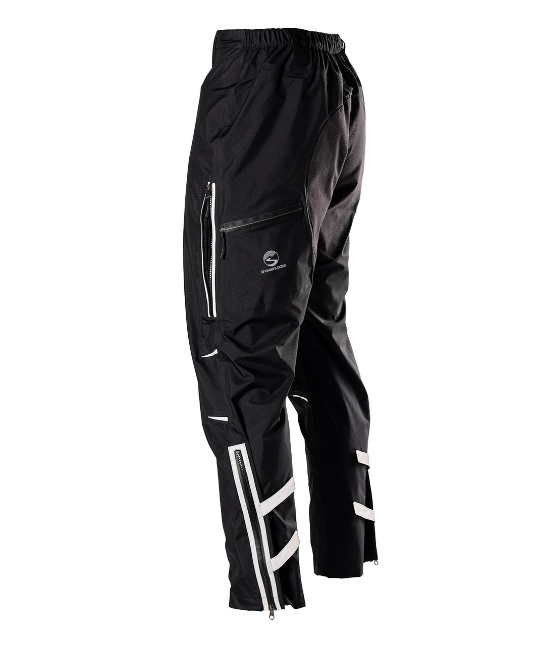 Showers Pass Men's 3 Layer Waterproof Transit Rain Pants (Black - Small) :  : Fashion