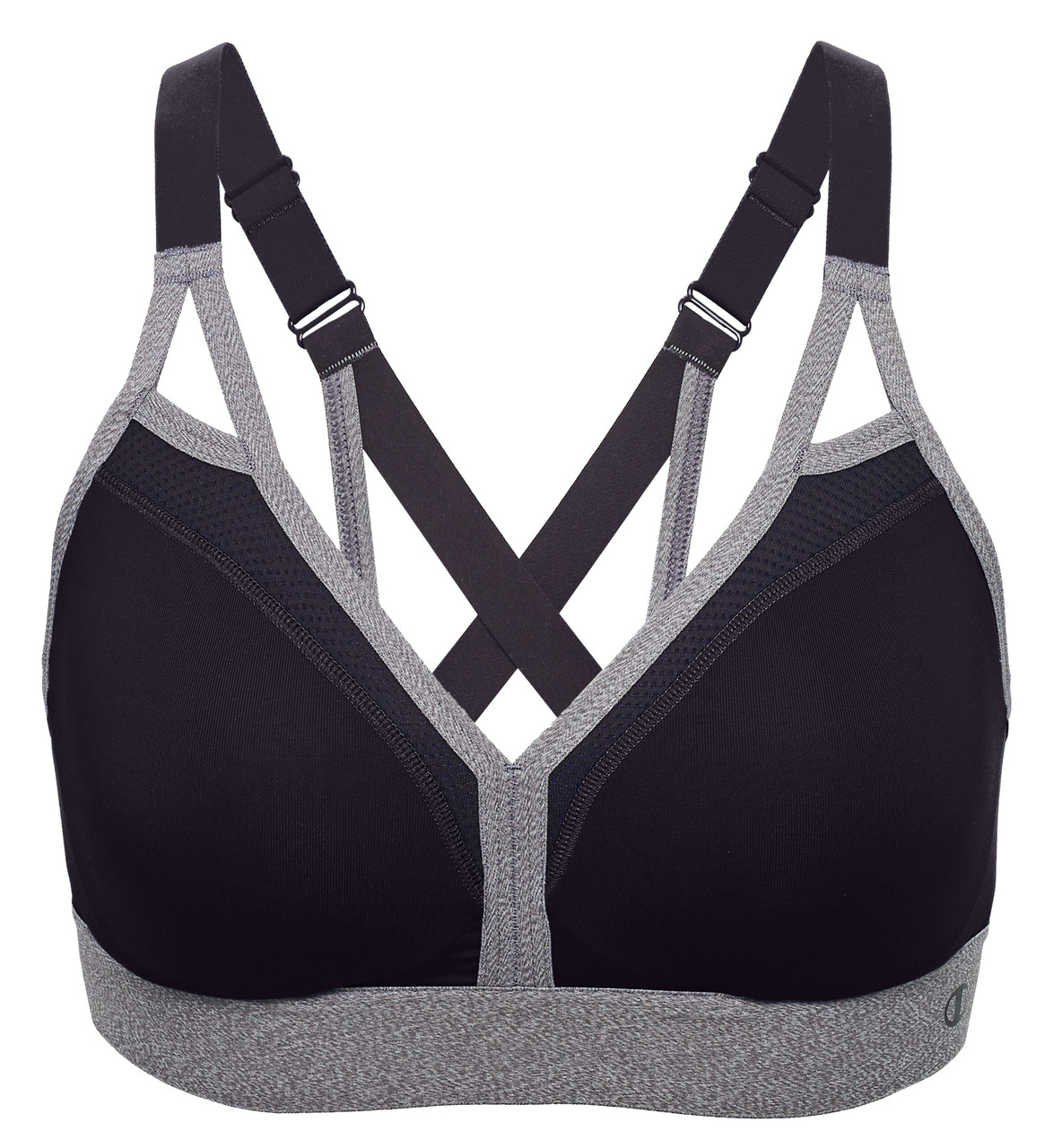 Champion Women's Curvy Strappy Sports Bra, Short Strpe Wh/GRT Ht/Sf Th Wb,  X Small : : Clothing, Shoes & Accessories