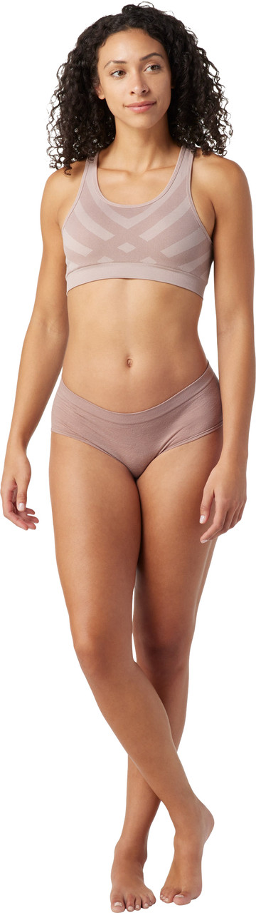 Bra Smartwool Merino Sport Seamless Racerback Bra (peach whip) woman -  Alpinstore