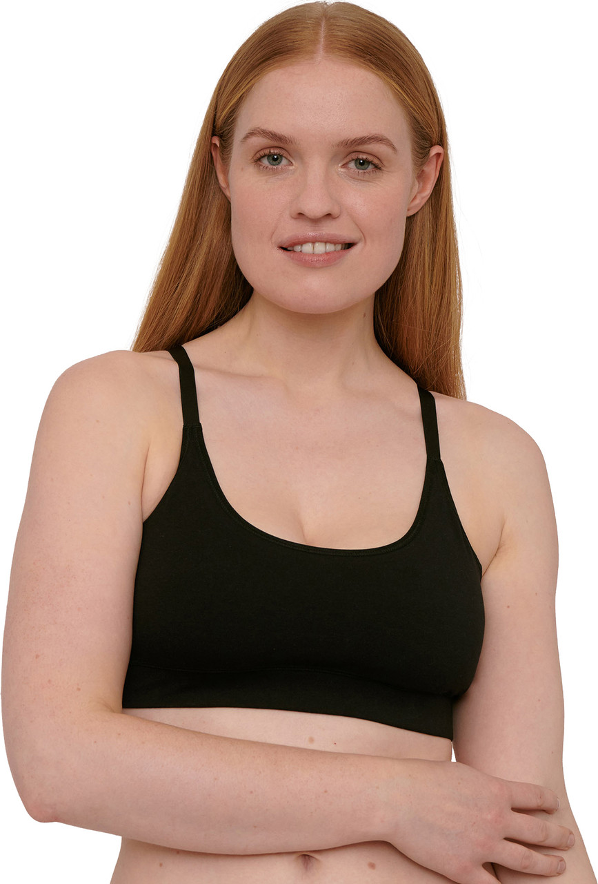 Organic Basics Black Organic Cotton Bra Set