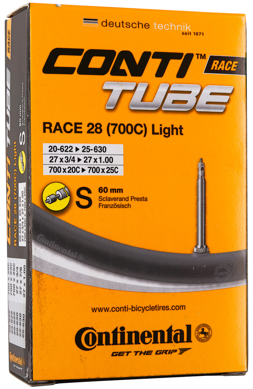 Continental 700 x 20-25 Light Tube (60mm Presta Valve) | MEC