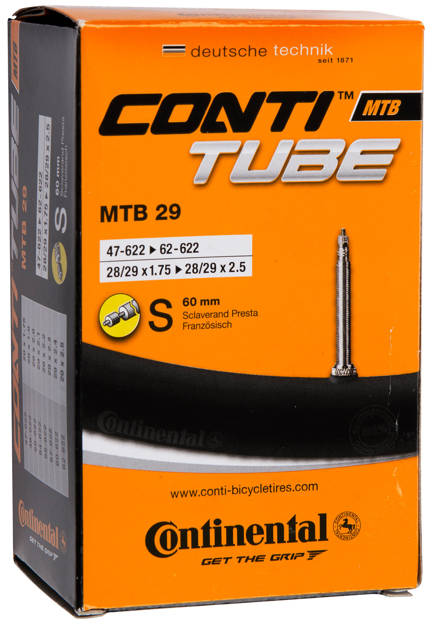 continental 60mm presta valve tube