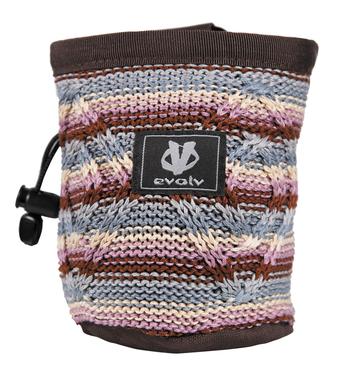 Evolv Knit Chalk Bag - Latte