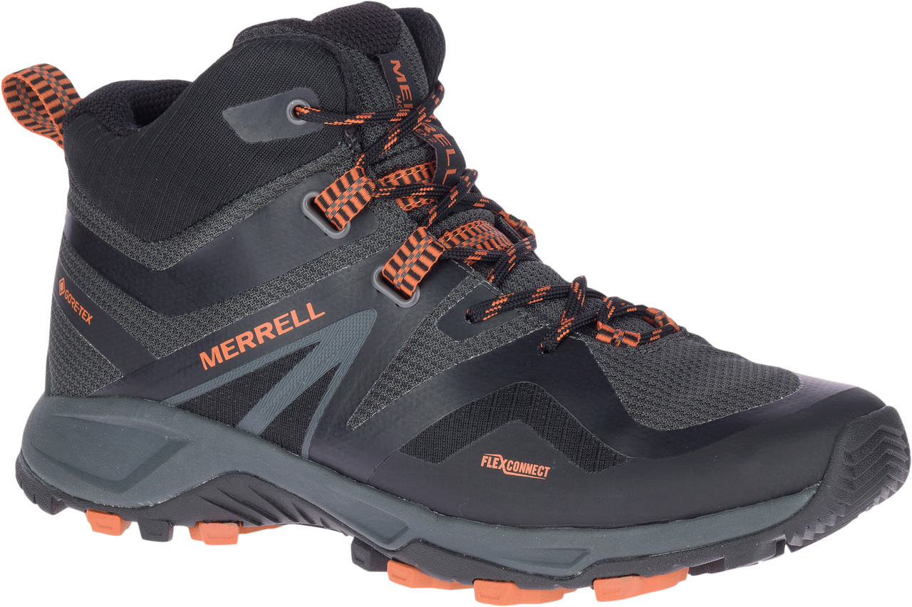 Merrell MQM Flex 2 Mid Gore-Tex Invisible Fit Light Trail Shoes - Men's ...