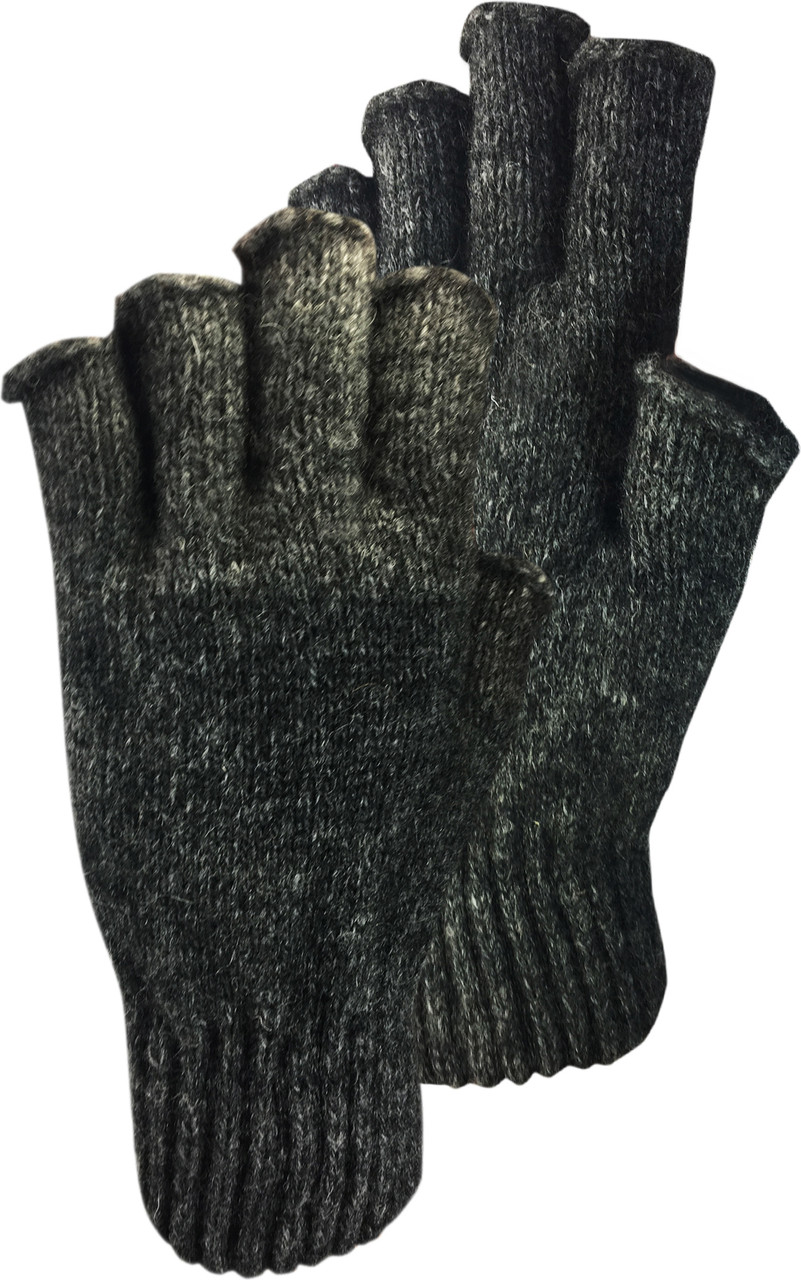 Auclair Ragg Wool Fingerless Gloves - Unisex