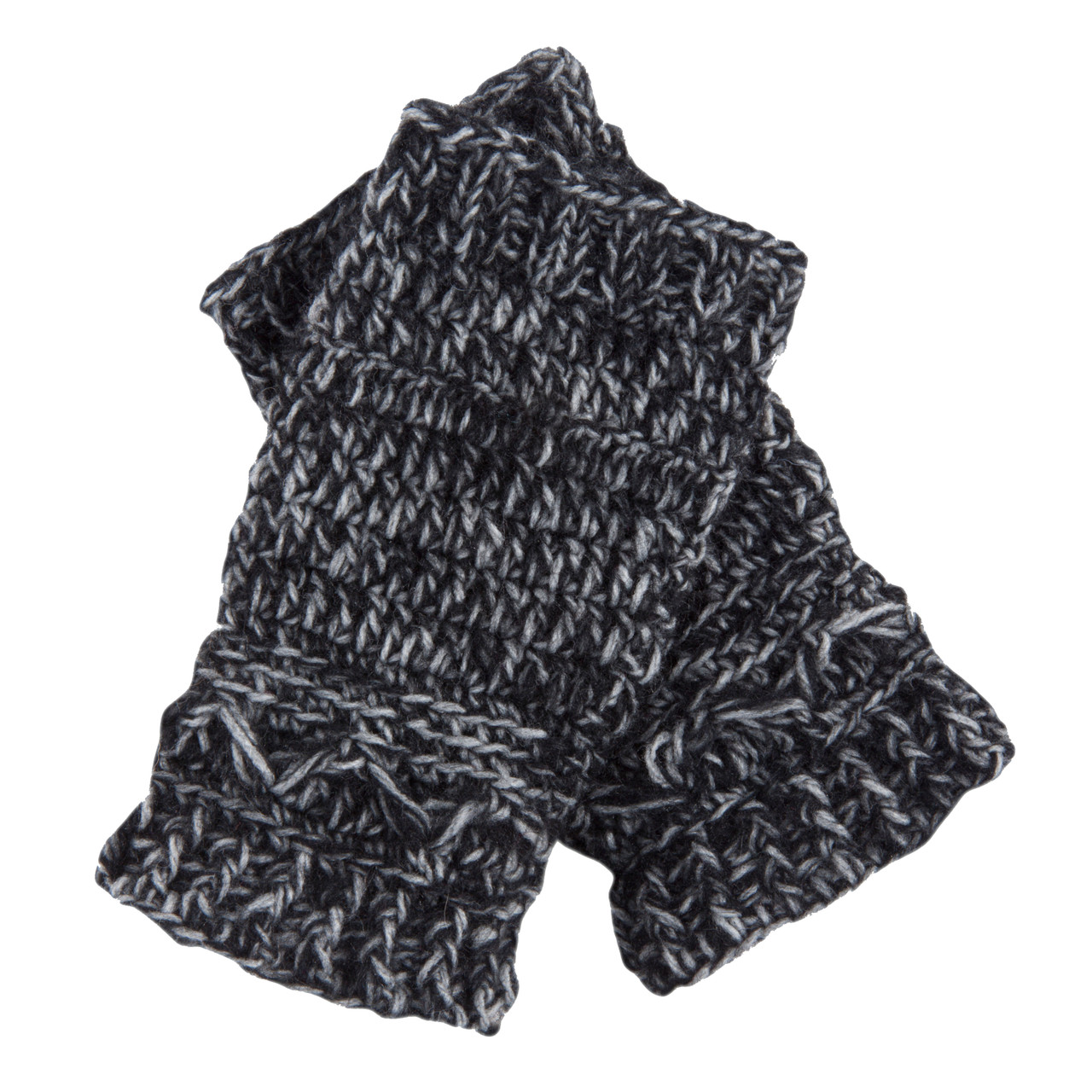Pistil Women's Korri Wristlet - Crochet Wool-Acrylic Blend Glove With Two-Tone Pattern