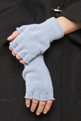 Parkhurst Lambswool Fingerless Gloves - Unisex