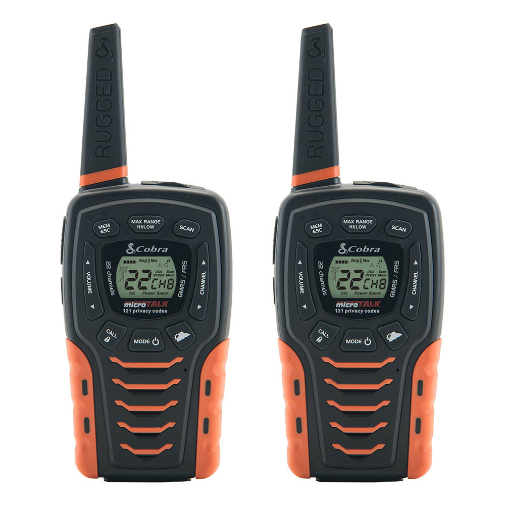 Cobra ACXT1035R FLT Floating Walkie Talkies for Adults Waterproof, Rechargeable, Long Range up to 37-Mile Two Way Radio with NOAA Weather Alert ＆ V - 4