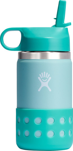 Hydro Flask Kids Wide Mouth Straw Lid 355ml JR Bottle (paradise)