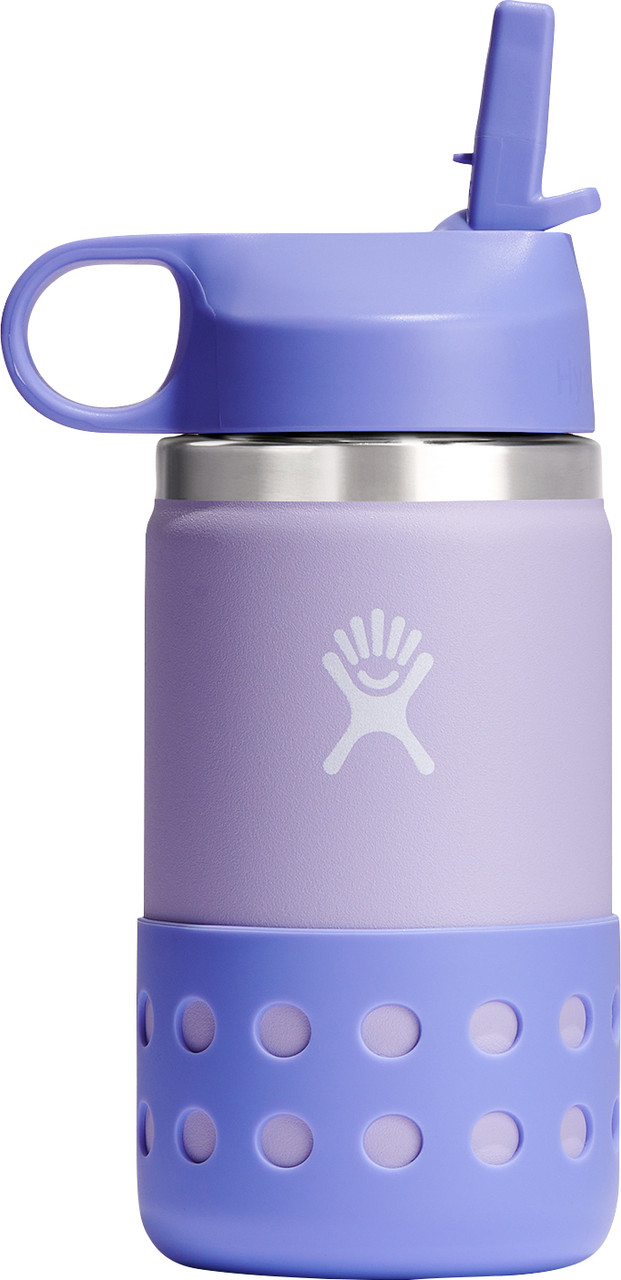 Hydro Flask Kids Wide Mouth Straw Lid 355ml JR Bottle (paradise)