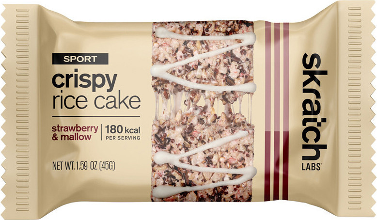Skratch Labs Crispy Rice Cake Strawberry Mallow | MEC