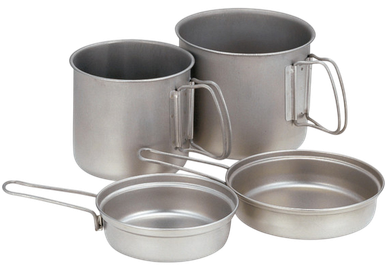 peak TITANIUM TREK900 3個セット Snow Peak Trek 900 Titanium Cookset | MEC