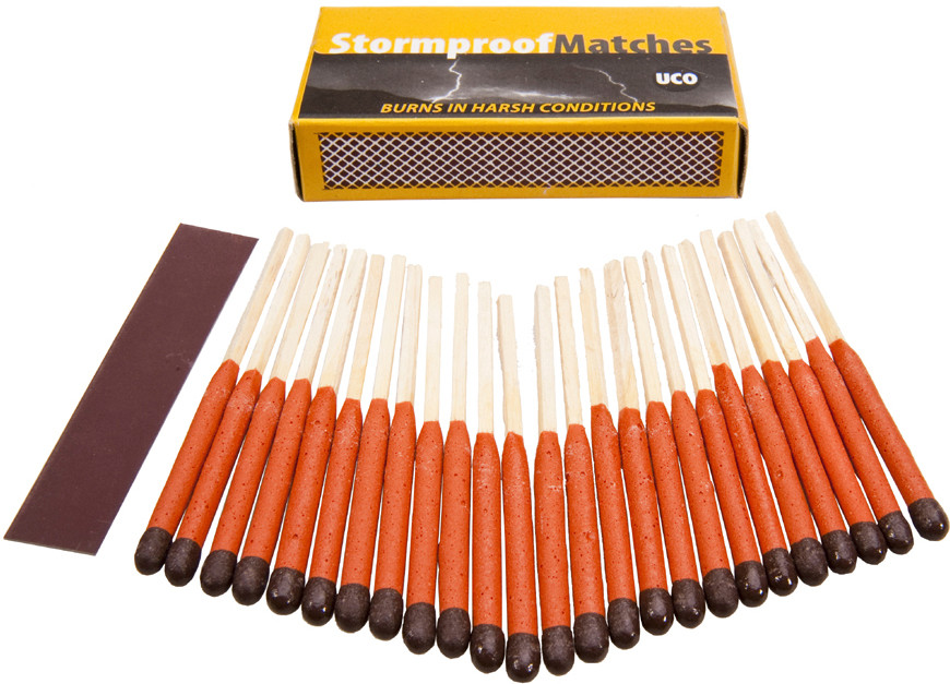 Stormproof windproof waterproof matches stay alight