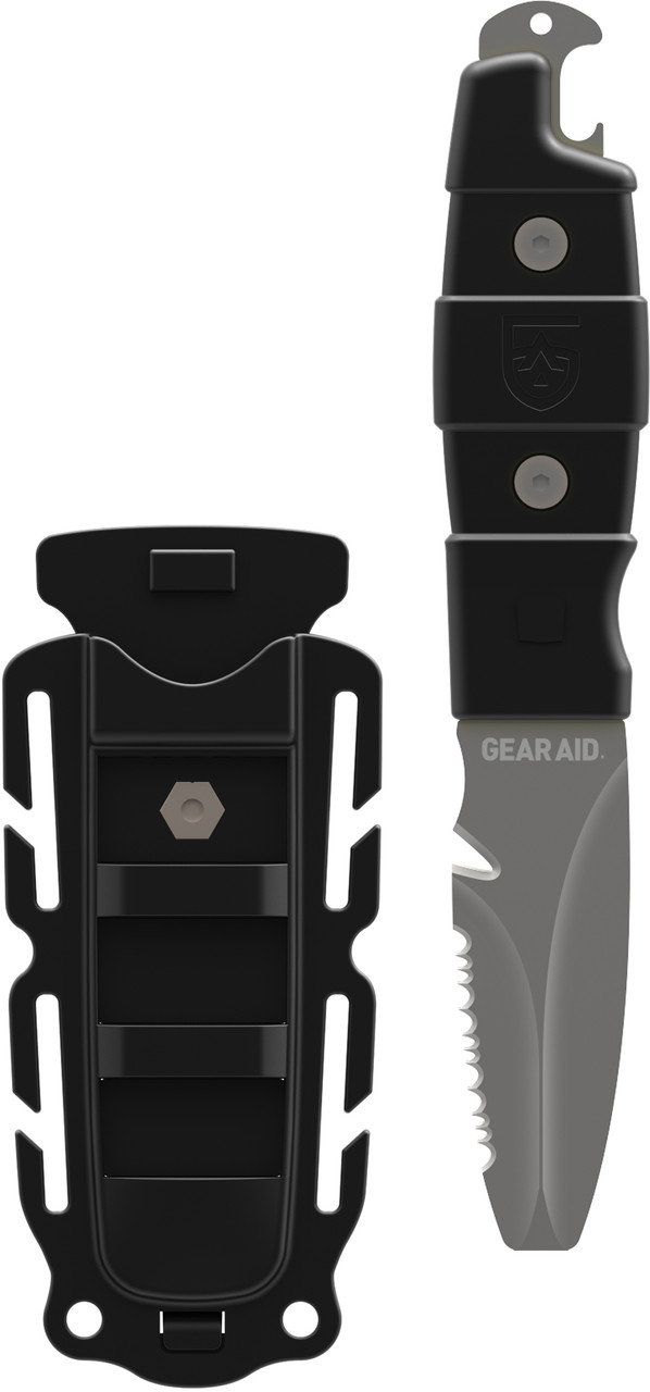 Gear Aid Tanu Blunt Tip Dive and Rescue Knife Gray