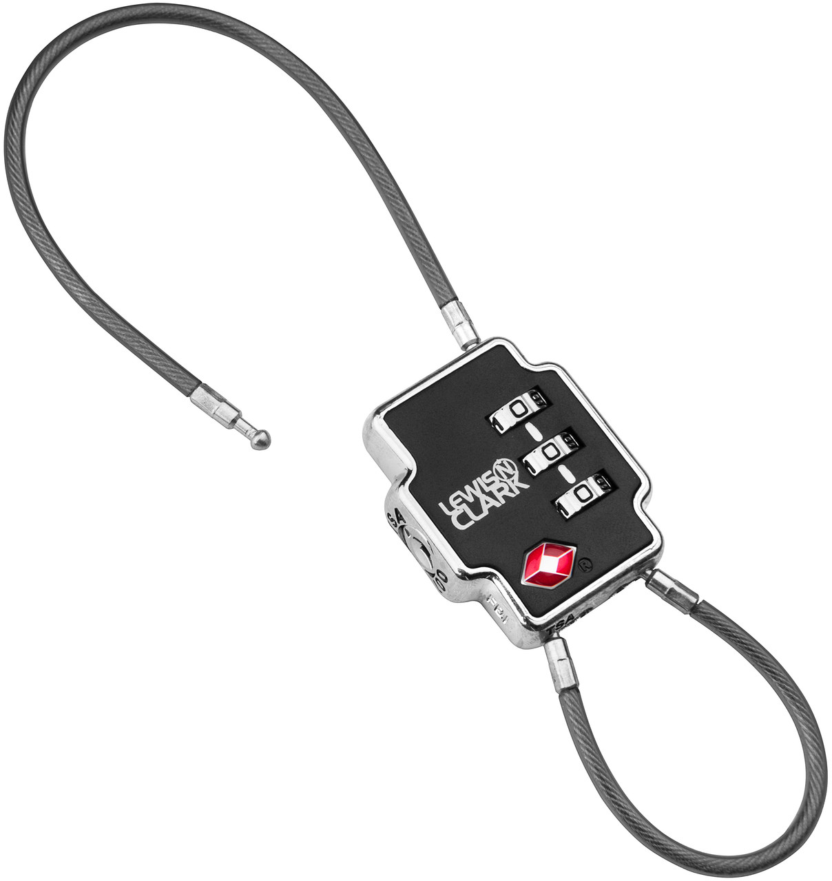 Câble antivol Lockdown Triple Security de Lewis N. Clark MEC