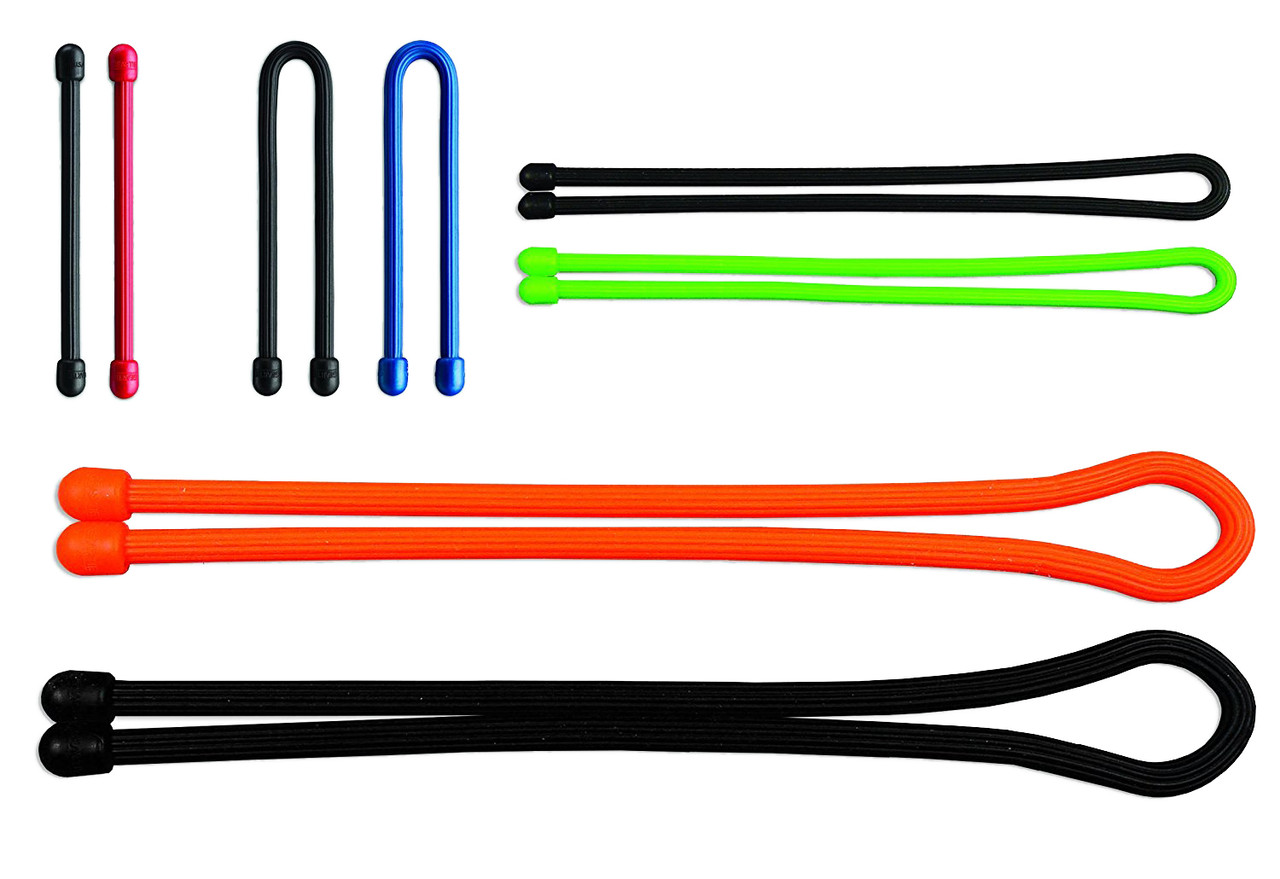 Attaches en caoutchouc réutilisables Gear Tie de Nite Ize, usage polyvalent  et gestion des câbles, 12 po, paq. 2