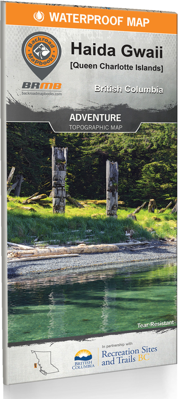 Waydia Map Backroad Mapbooks Haida Gwaii BC WP Map | MEC