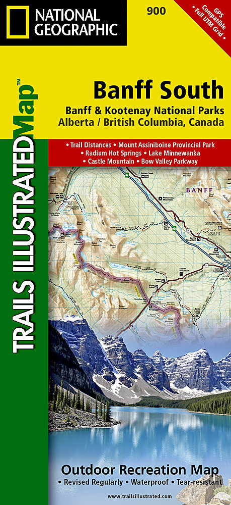 Banff Loop Maps National Geographic Banff South Trail Map [Banff and Kootenay National ...