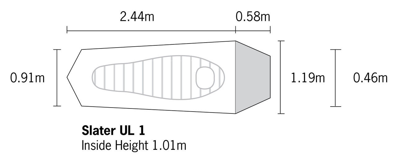 Big Agnes Slater UL 1-Person Tent | MEC