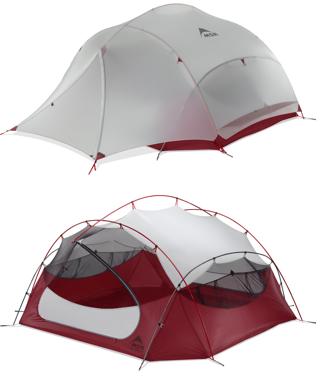 Shinkan kalkoen Eerbetoon MSR Papa Hubba NX 4-Person Tent (2018) | MEC