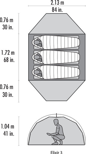 MSR Elixir 3-Person Tent | MEC