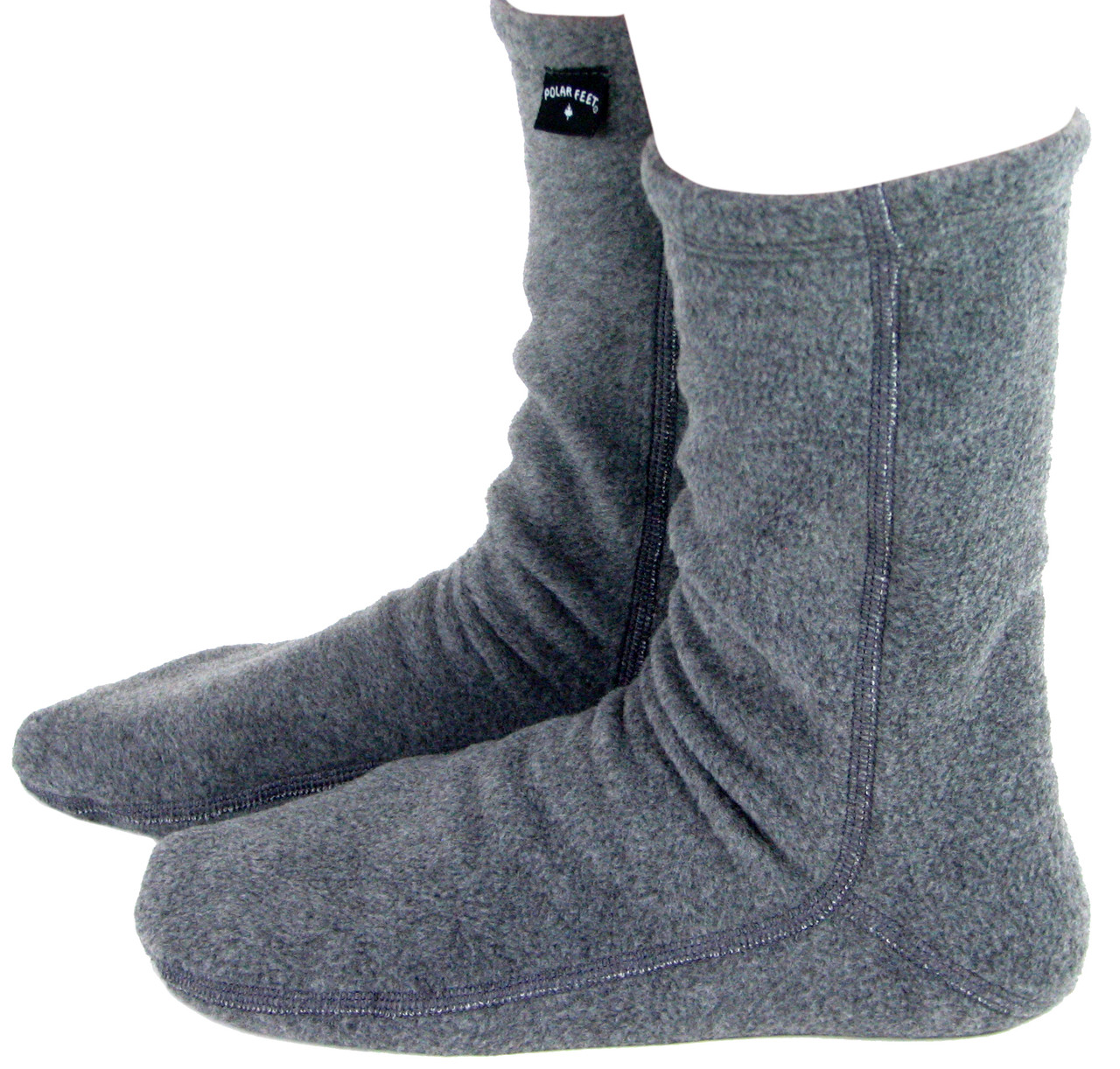 Polar Feet Fleece Tabi Socks - Black