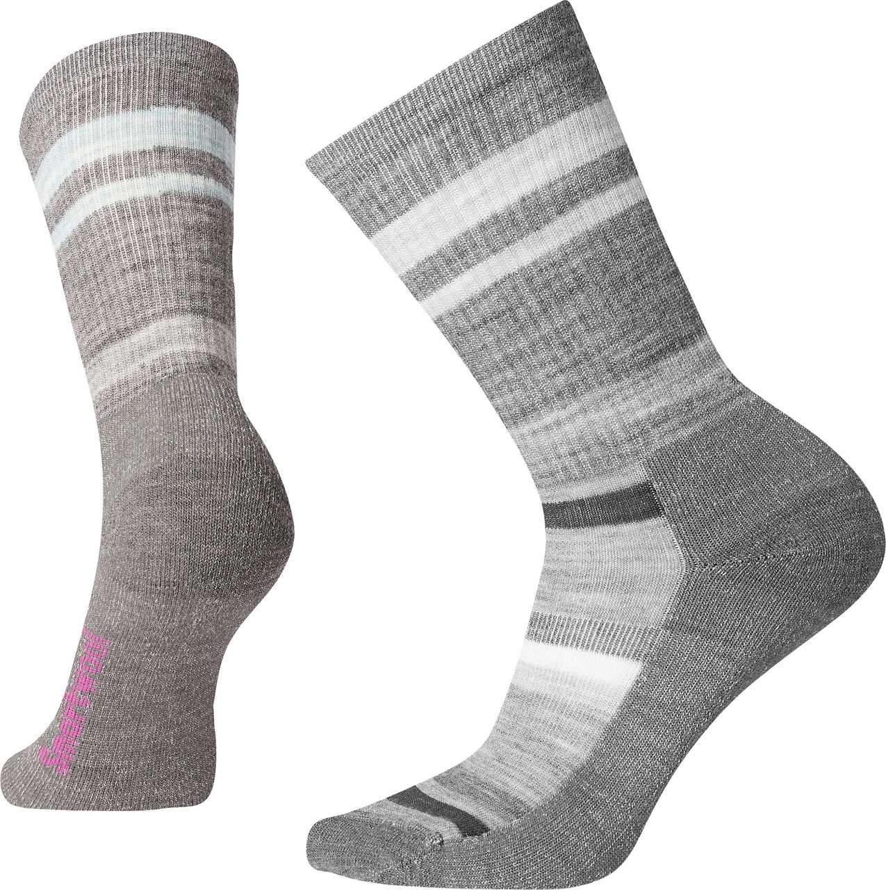 Smartwool Striped Hike Light Crew Socks - Women's | MEC