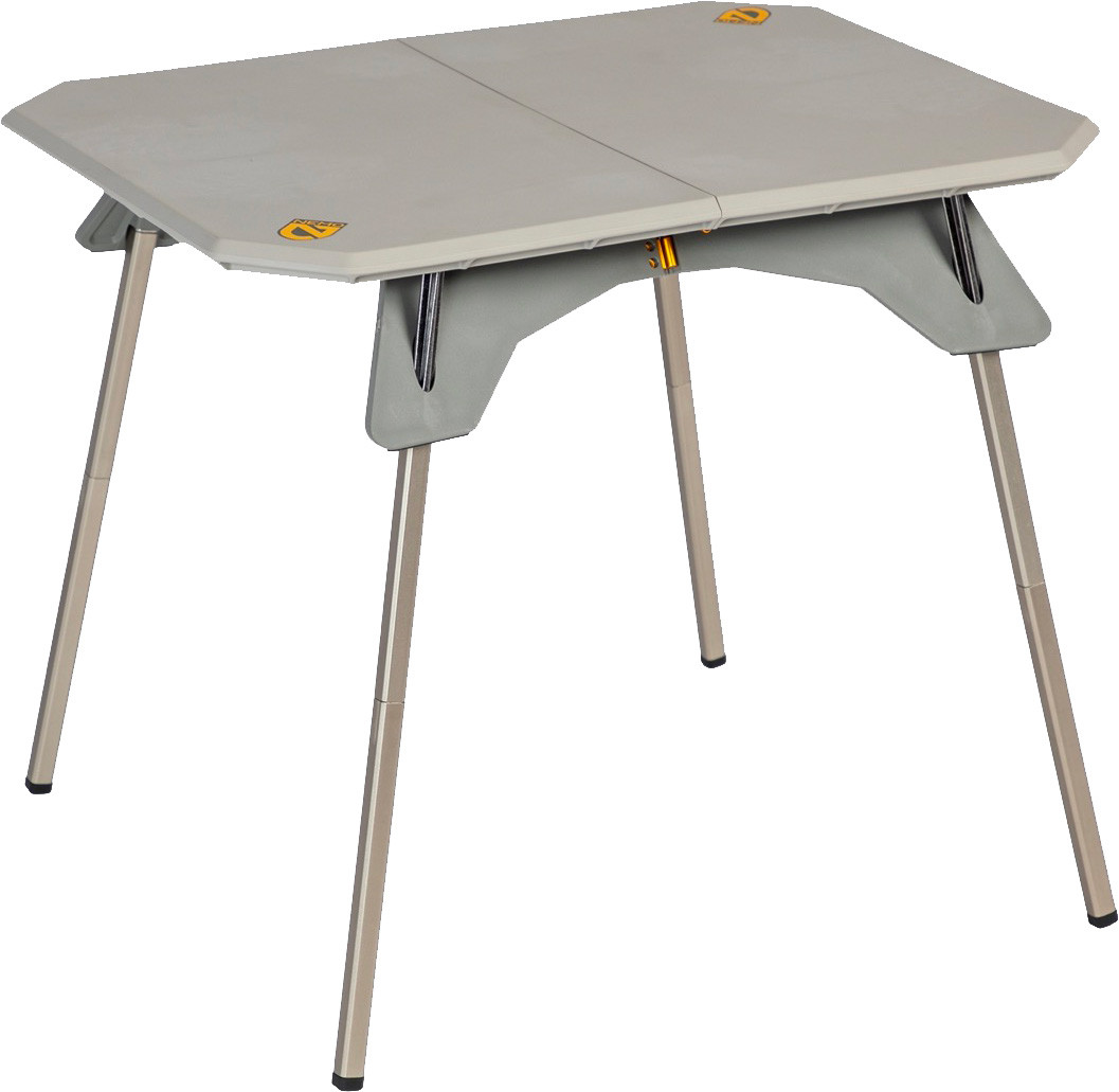 Moonlander Table Tavolo Pieghevole Compatto Da Campeggio Con Doppia Altezza - Nylon E Alluminio, Custodia Inclusa