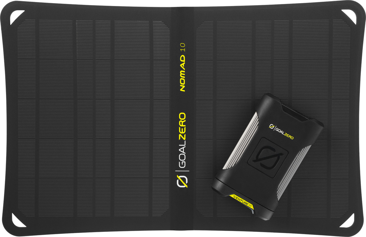 Goal Zero Venture 35 Power Bank & Nomad 10 Solar Panel | MEC