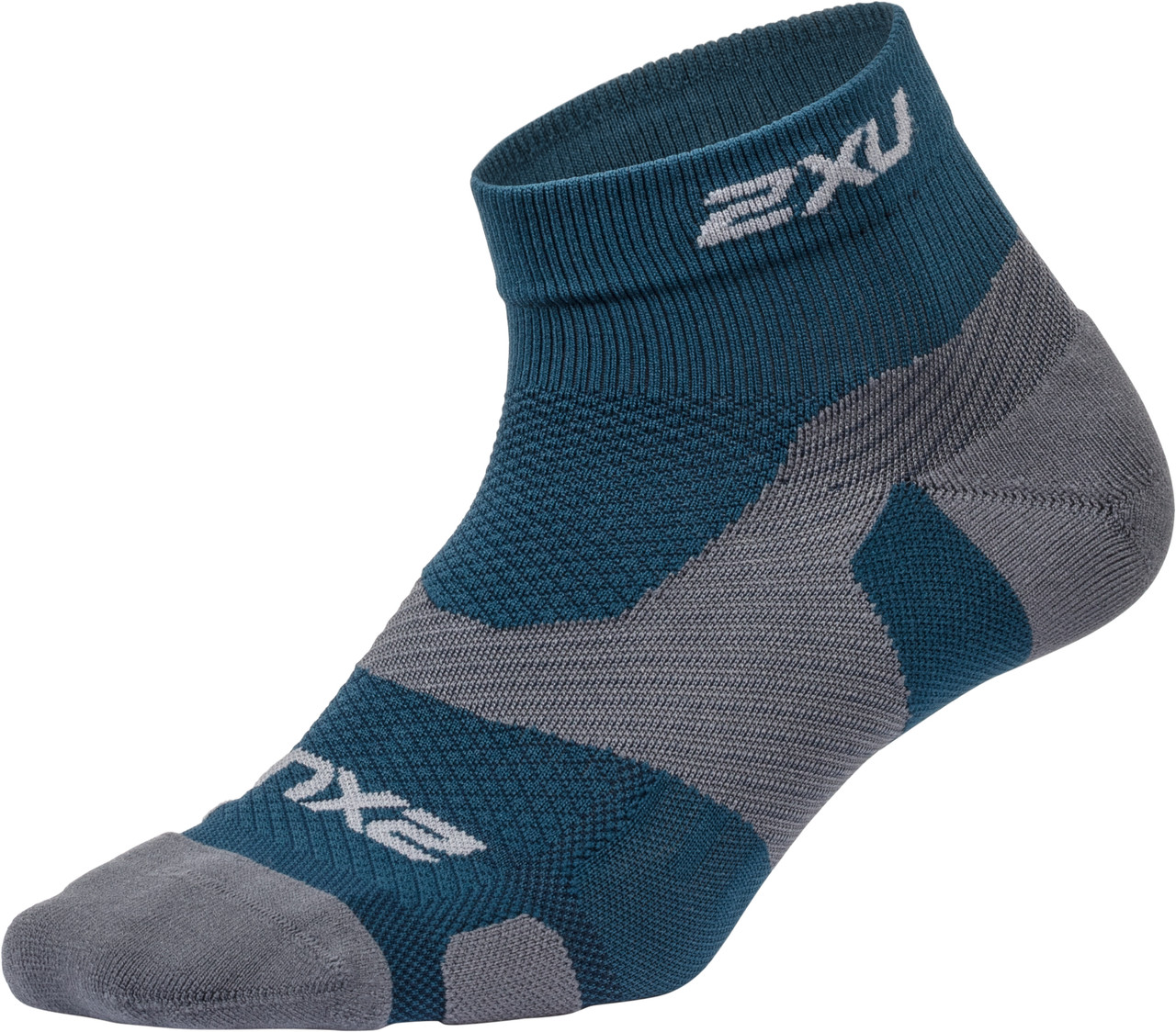 2XU Vectr Compression Socks, Crew Length Running Sock